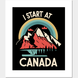 I start at Canada Posters and Art